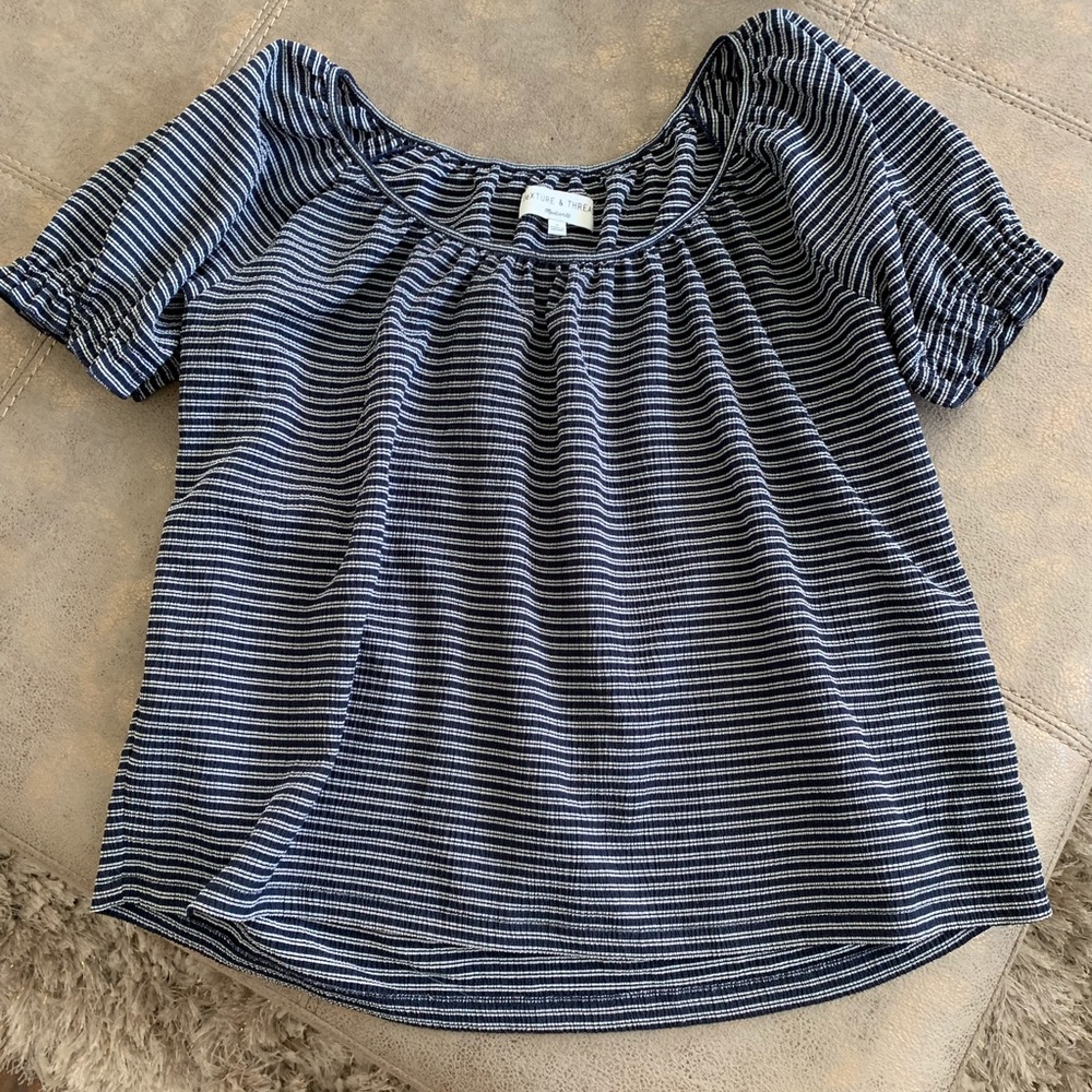 Madewell Texture & Thread Top in Stripe